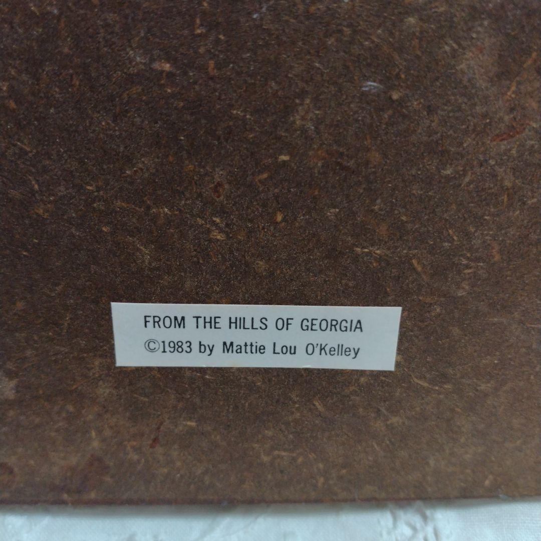 木製　マティー・ルー・オケリー　壁飾り　壁絵　絵