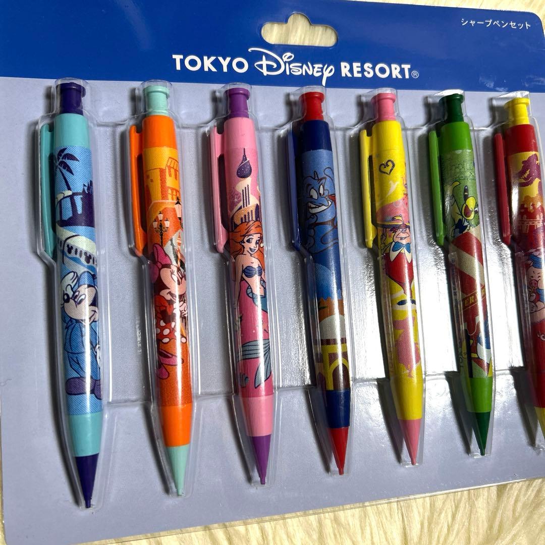 激レア　入手困難　東京ディズニーリゾート　シャープペン7本セット　レトロ