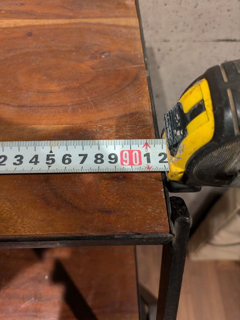 アイアン　棚　可動式　アンティーク