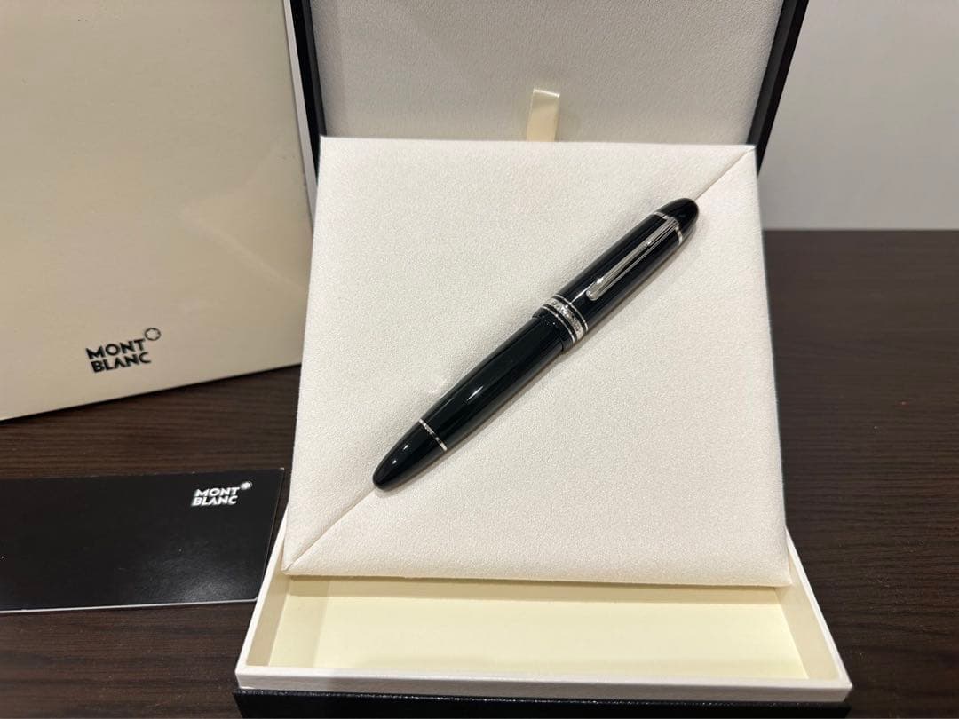 モンブラン万年筆 マイスターシュテュック プラチナコーティング P149 F