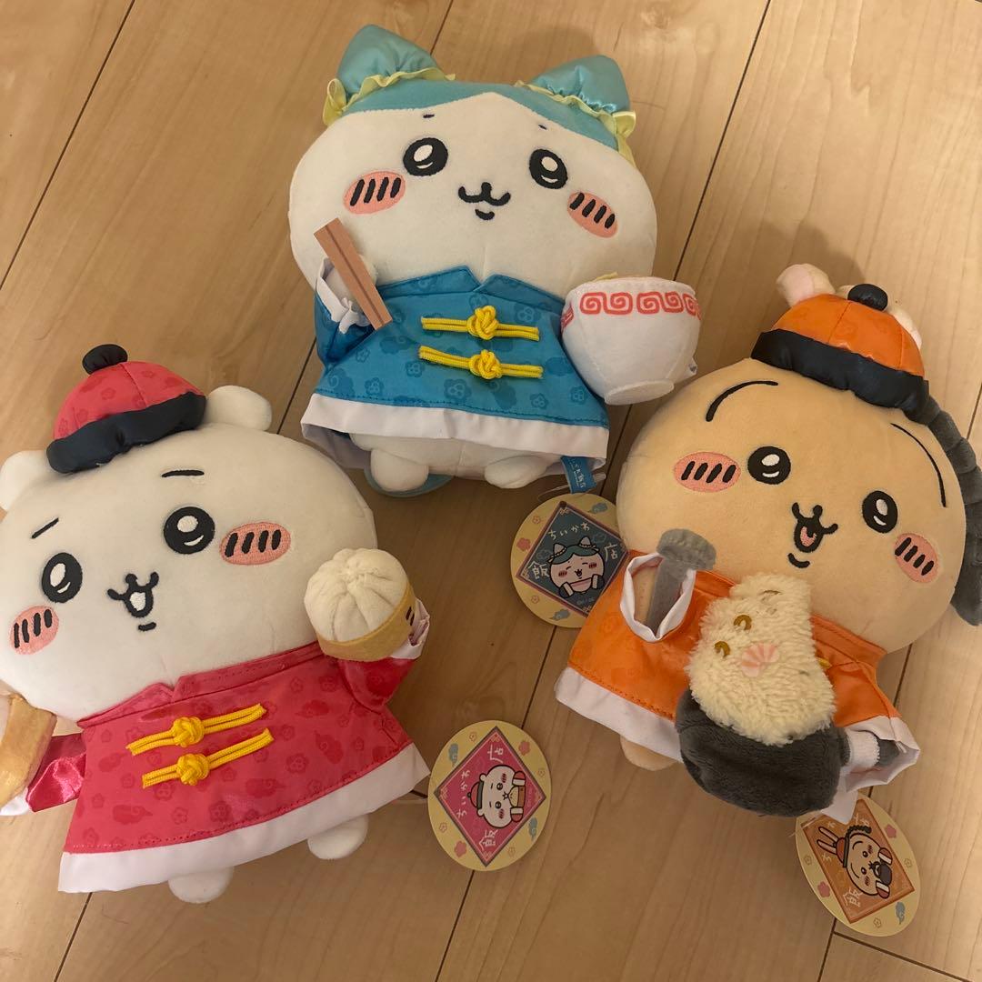 ちいかわ飯店　ぬいぐるみ　ちいかわ　ハチワレ　うさぎ