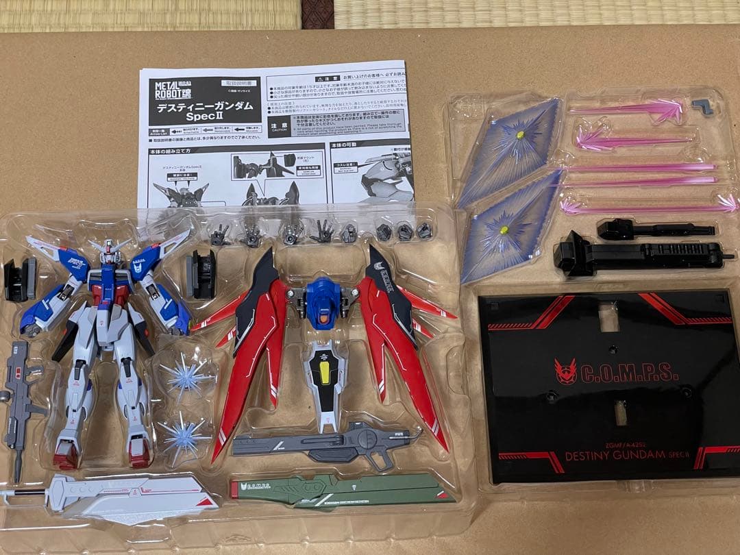 メタルロボット魂〜デスティニーガンダムSPEC2、ゼウスシルエット、光の翼〜3点