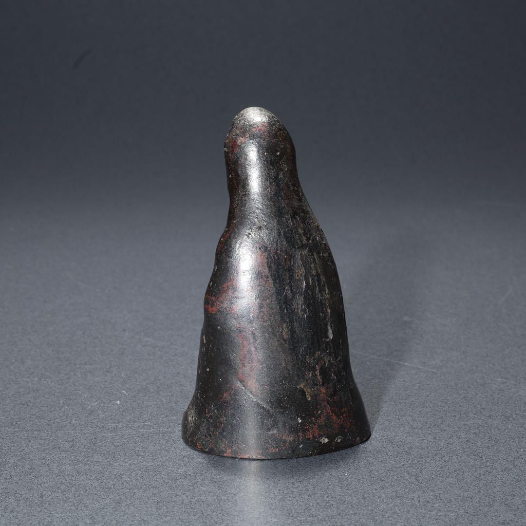 観音坐像　銅製　仏像　骨董　江戸時代　R1681