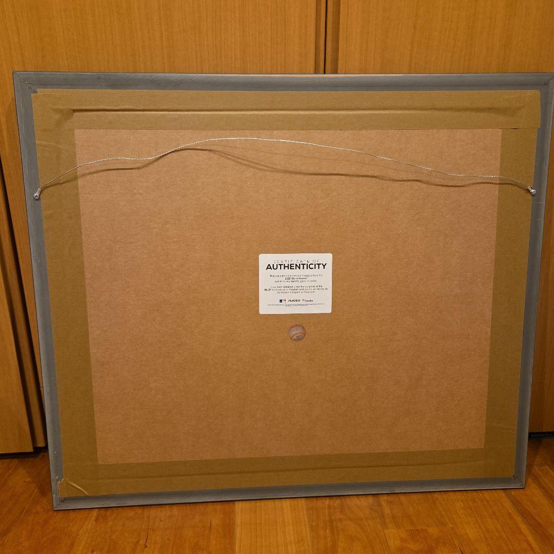 ドジャース　 2025年ワールドシリーズ優勝 野球ボール、ベース、土の破片入り