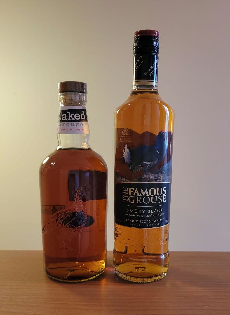 ウイスキー Naked Grouse & Famous Grouse Smoky Black