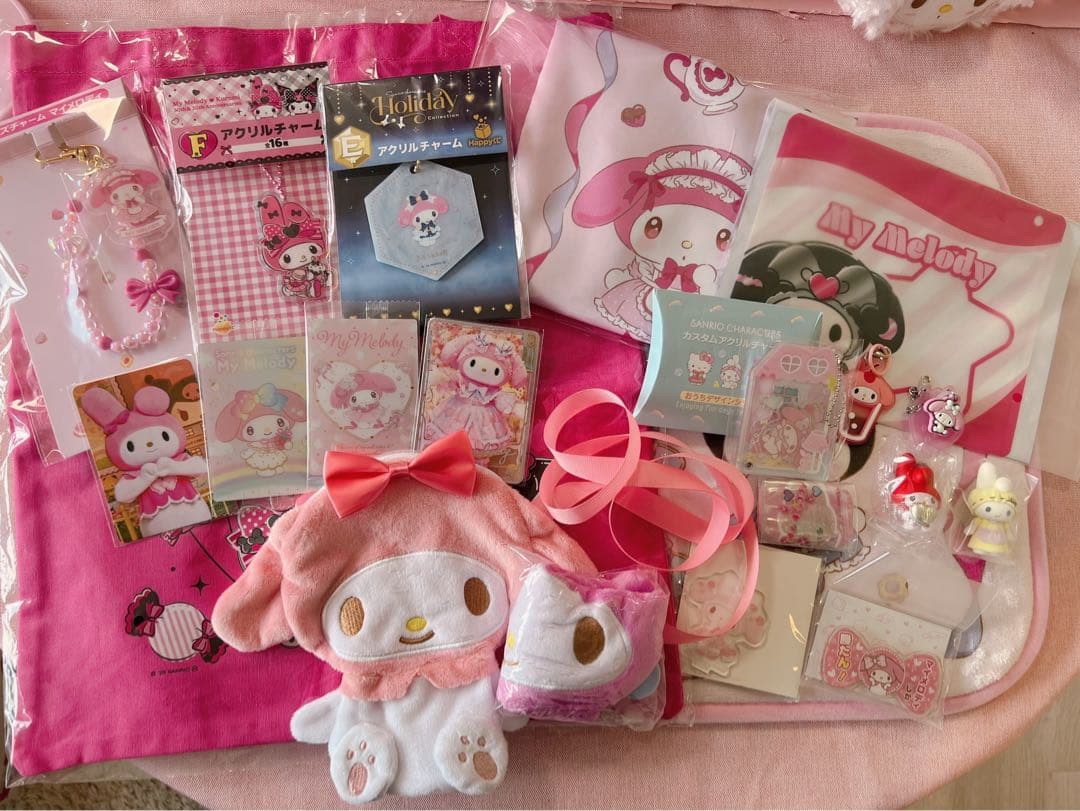 マイメロぬいぐるみ・グッズセット　レディマイメロディ