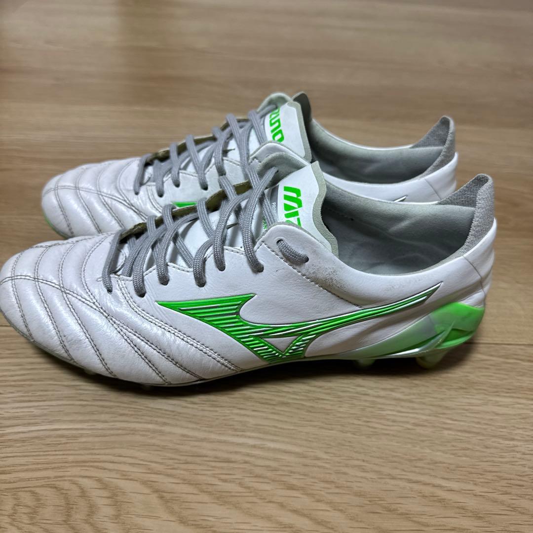 モレリアネオ4 Mizuno ミズノホワイト/グリーン　26.0cm