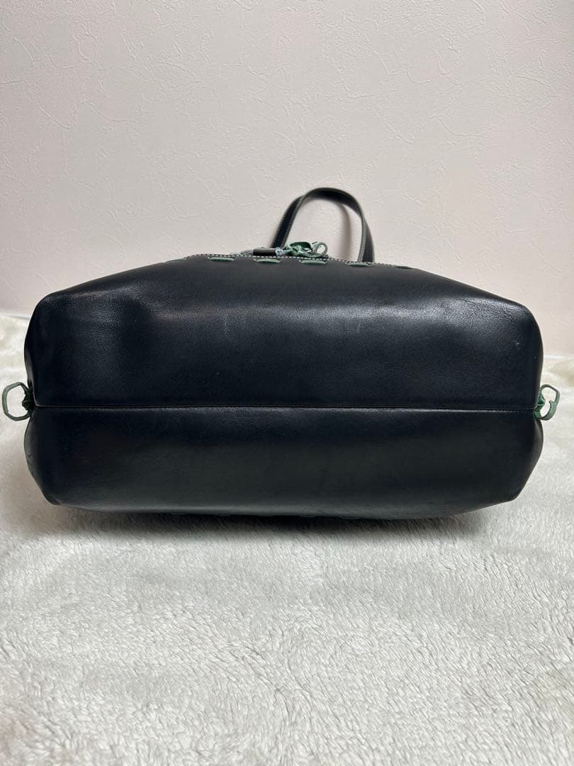 久保田スラッガー✖️ヤクルトスワローズ　グラブトート　大　レザー　ブラック