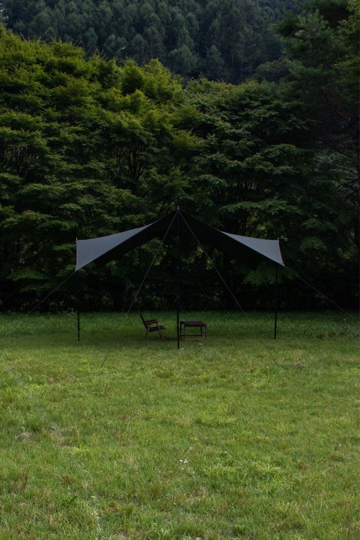 ポール4本セット❗️【完売品】ハイスペックタープ　THETARP ザ・タープカーキ