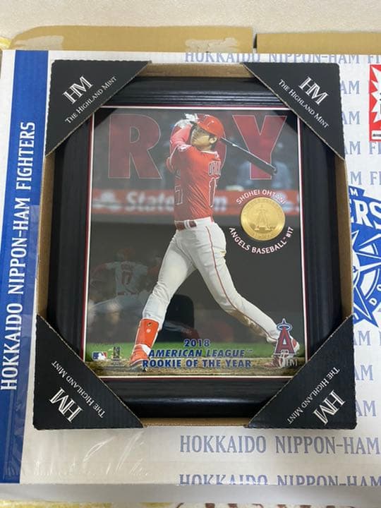 【2種セット】大谷翔平　最優秀新人記念フォトミント　2018枚限定