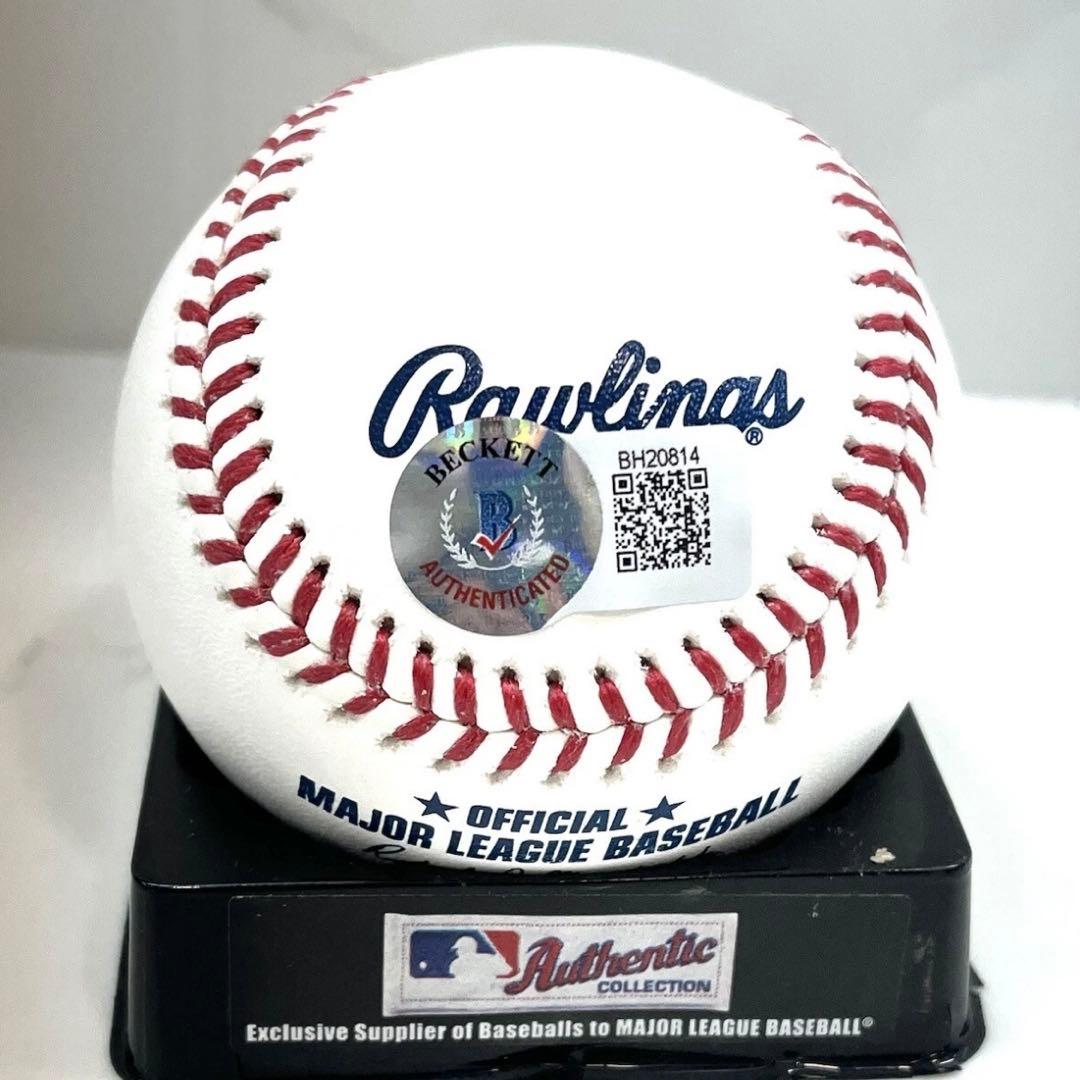 ブルージェイズ 岡本和真 直筆サイン ボール Beckett ホログラム