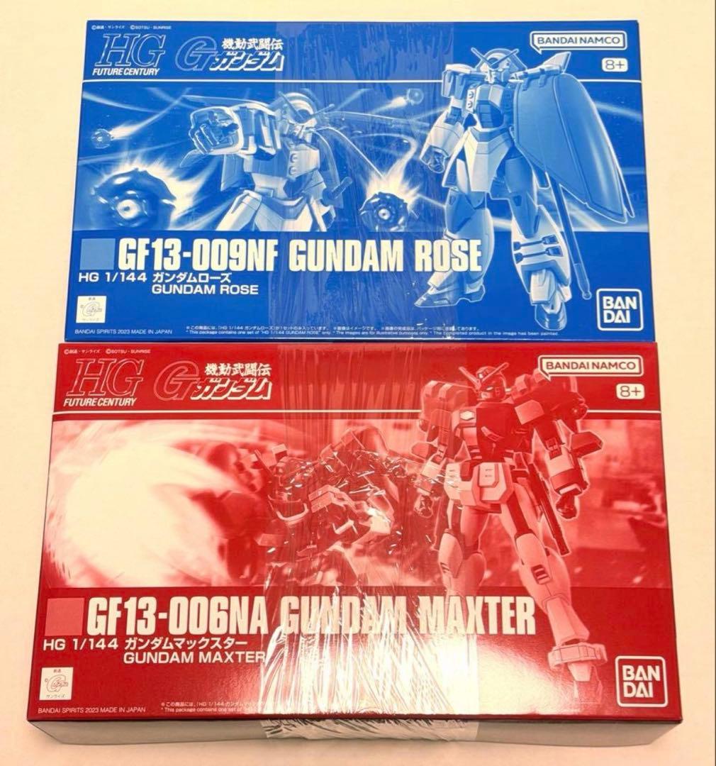 ★新品未開封 HG ローズガンダム ガンダムマックスター 2体セット ガンプラ