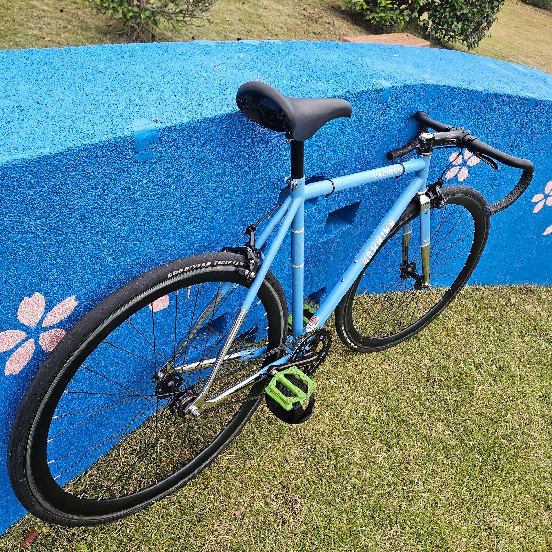 schwinn シュウィン マディソン ピスト　フリー　シングル　メッキ