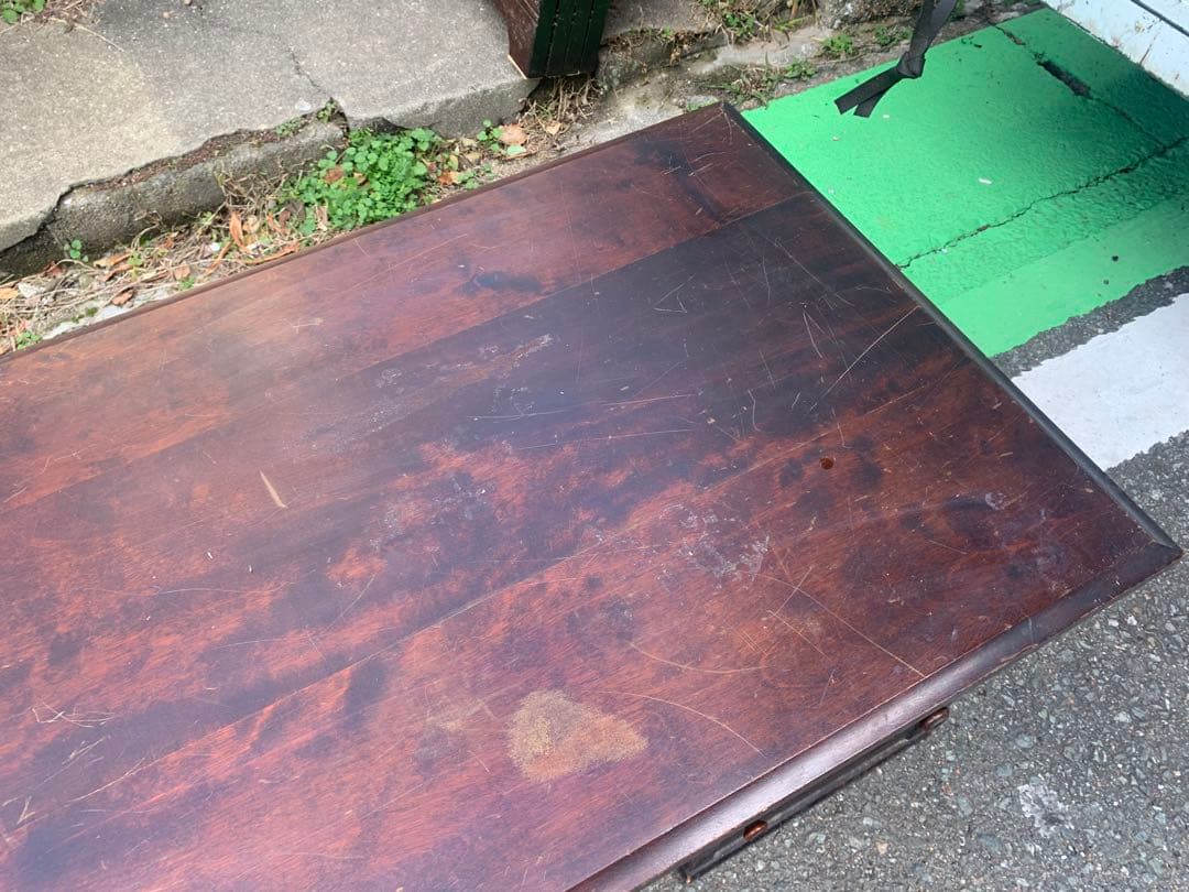 北海道民芸　勉強机　平机　レトロ　ビンテージ家具