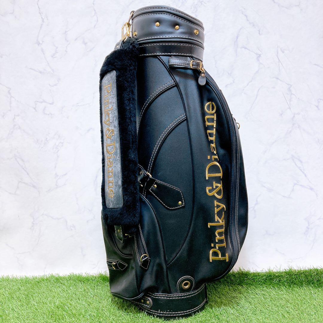 ピンキーアンドダイアン　ゴルフクラブケース　キャディーバッグ　ブラック