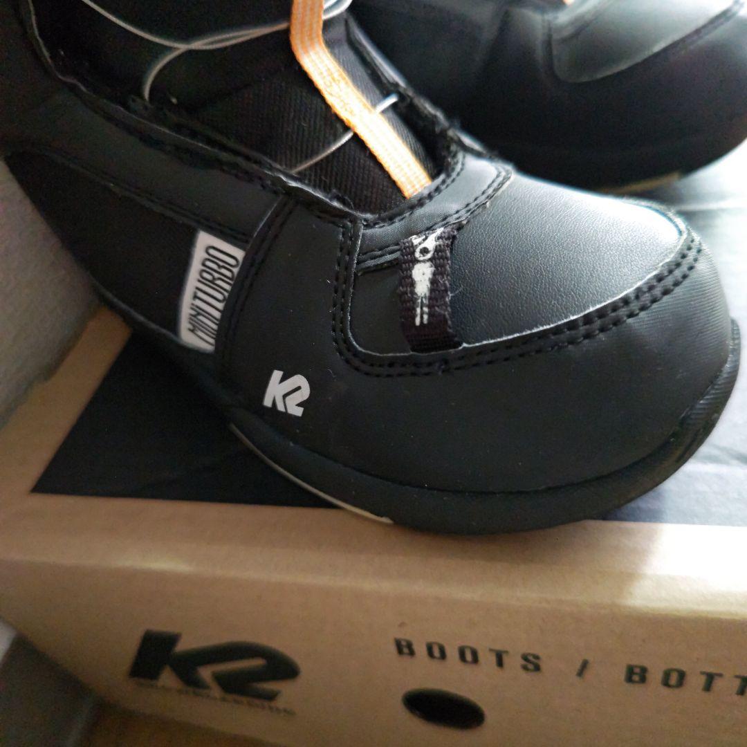 K2 子ども用スノーボードブーツ ブラック22cm