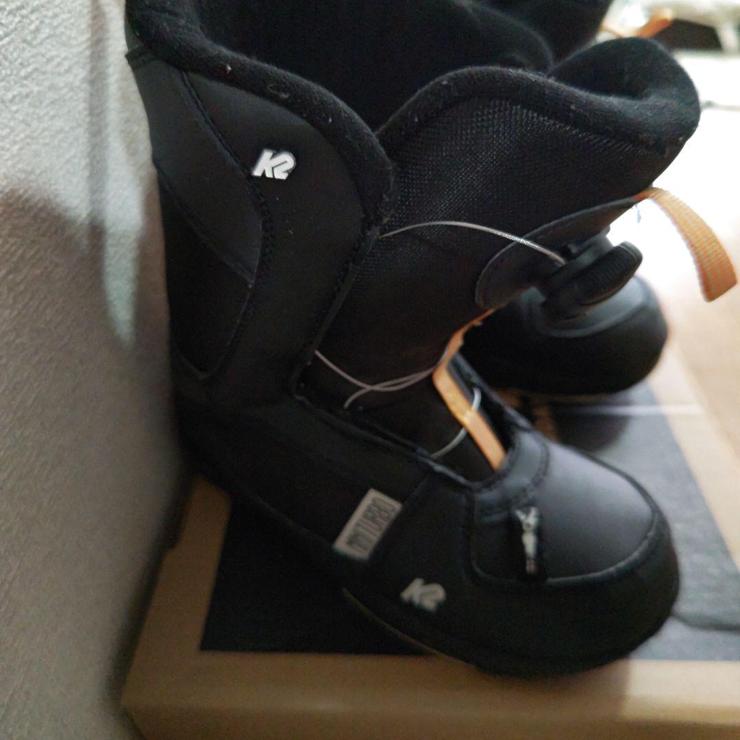 K2 子ども用スノーボードブーツ ブラック22cm