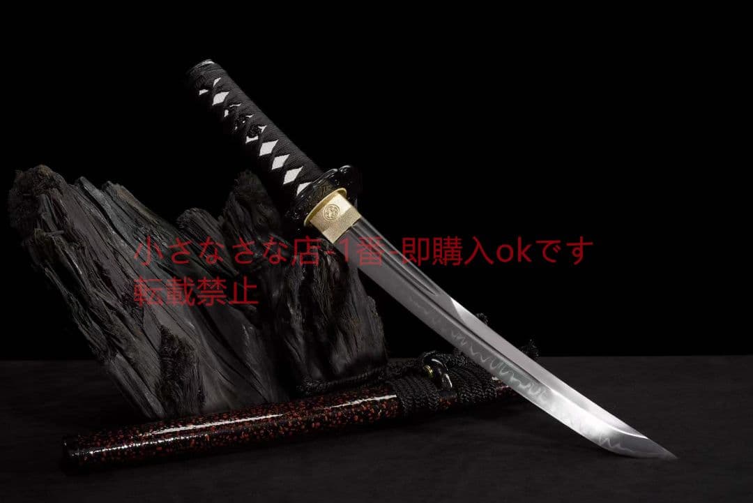 12寸鉄装T 10焼刃小烏丸『火影』 武具　刀装具　日本刀　模造刀 居合刀