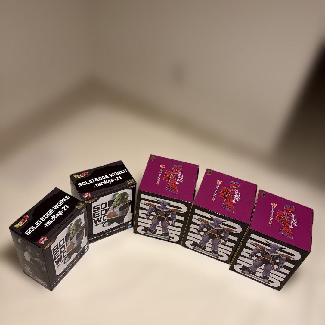 新品未開封　ドラゴンボール　B賞ギニュー3個　グルド2個