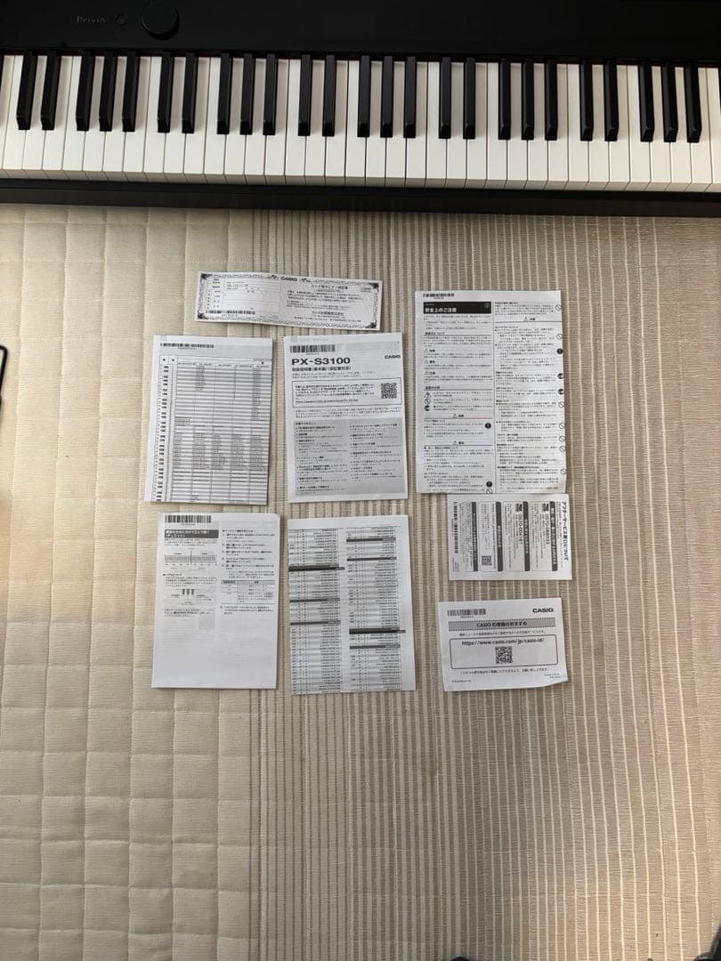 電子ピアノ Casio Privia px-s3100BK 専用ソフトケース付き