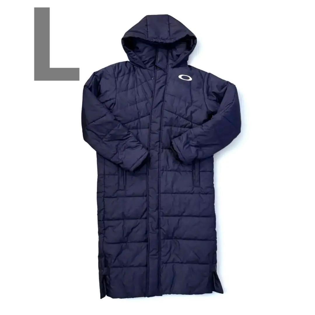 ✨美品✨OAKLEYネイビー フード付き ベンチコートメンズL