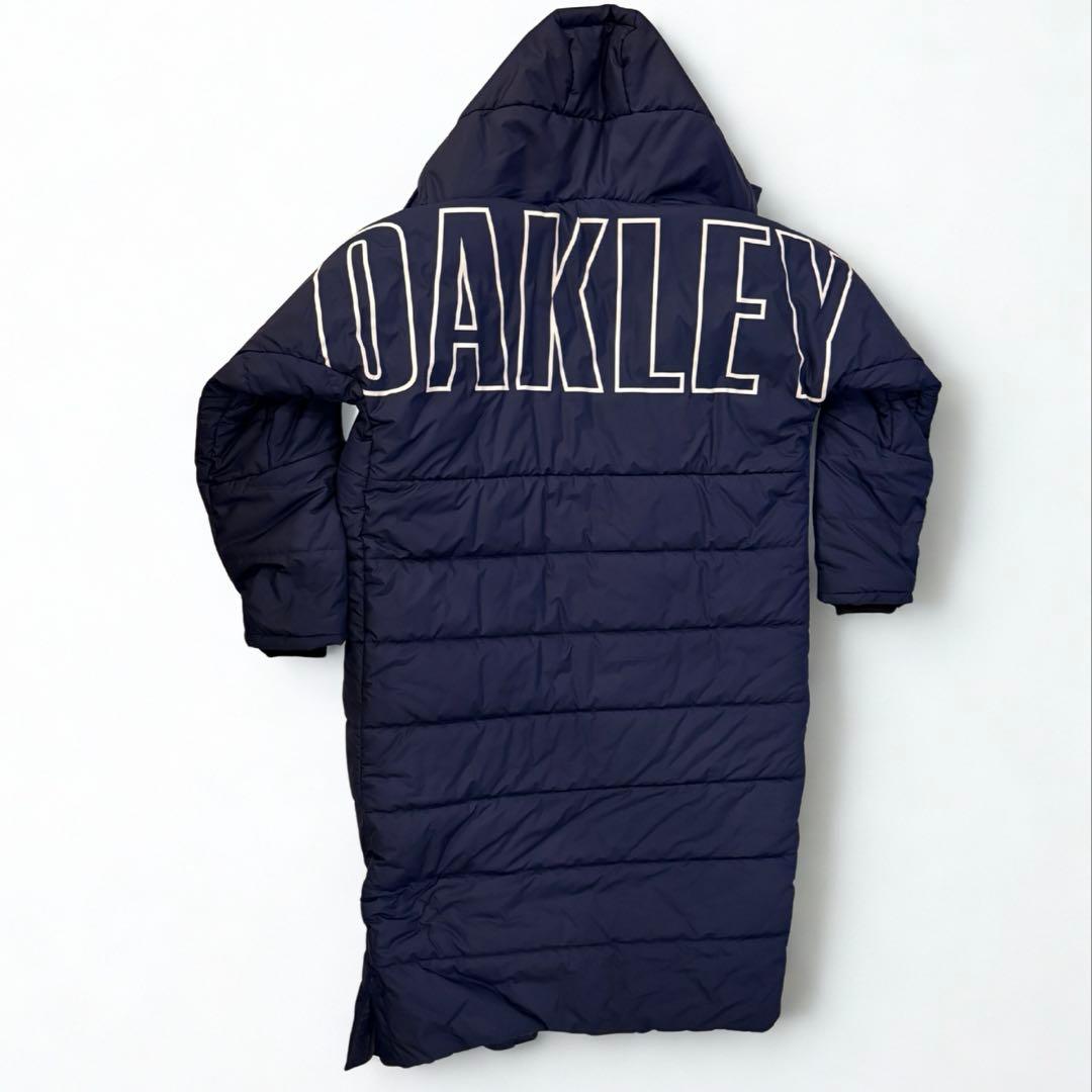 ✨美品✨OAKLEYネイビー フード付き ベンチコートメンズL
