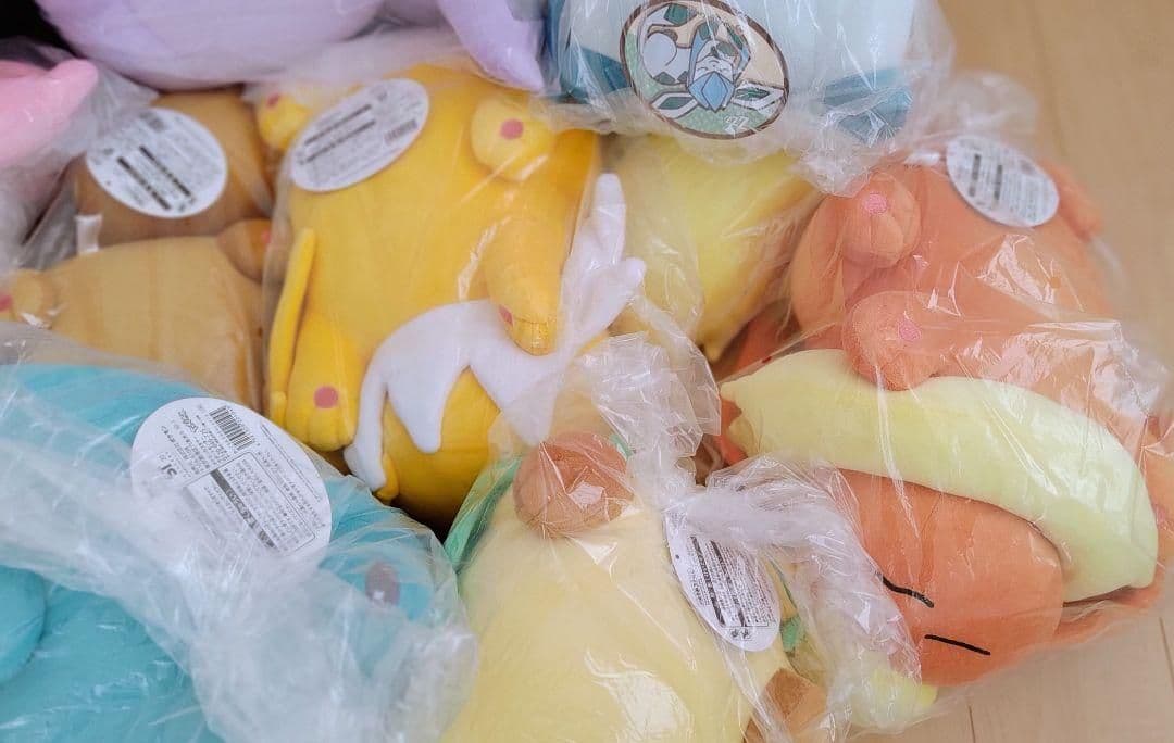 すやすや ポケモン イーブイ ブラッキー グレイシア エーフィ ブイズ 9体