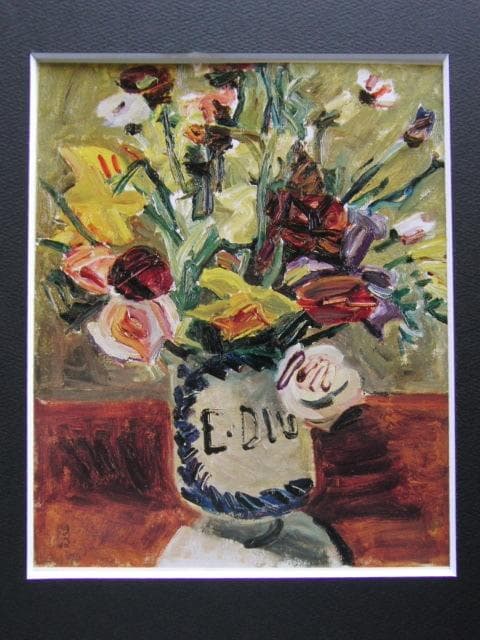 小絲源太郎、「花」、希少な額装用画集より、新品高級額装付、状態良好