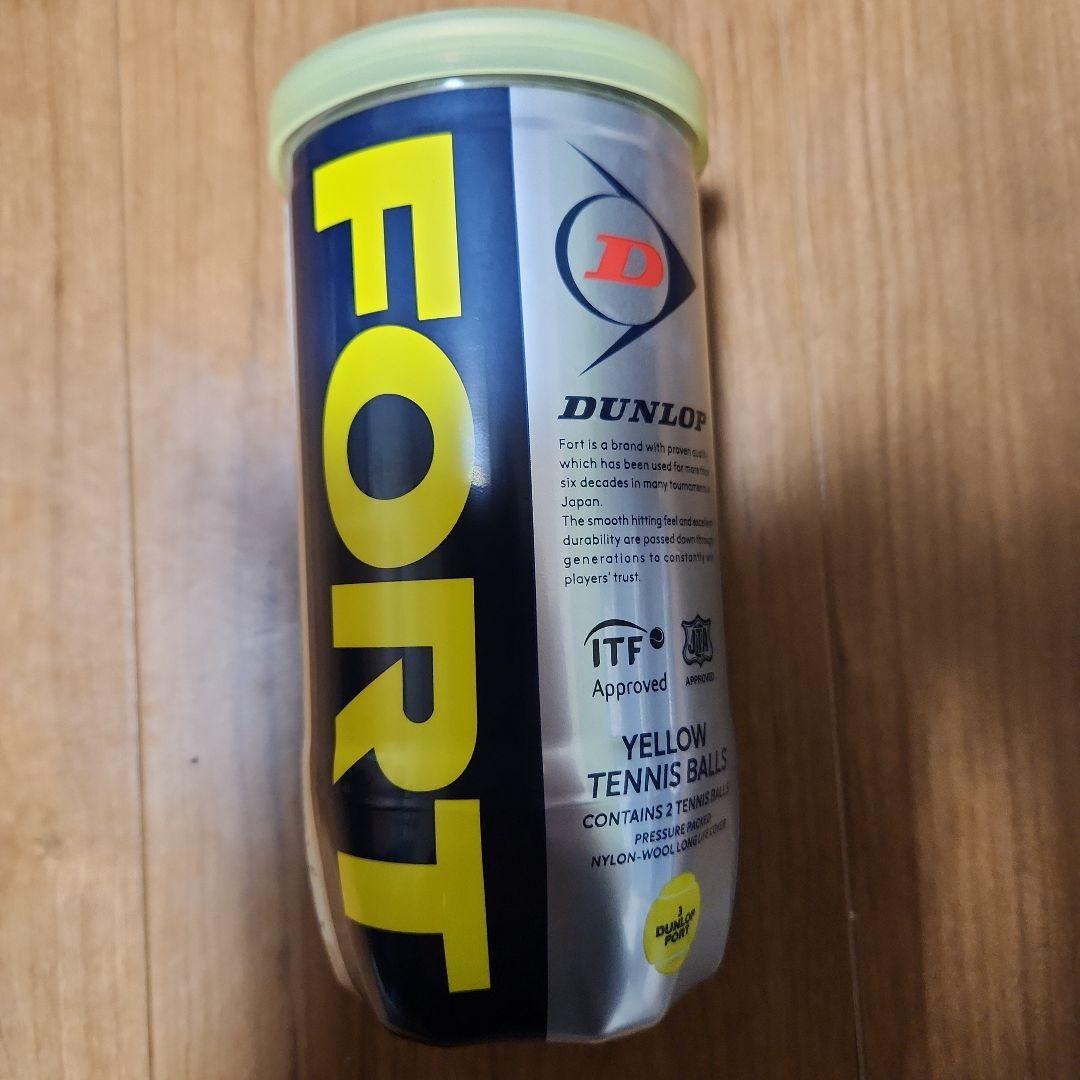 DUNLOP FORT テニスボール 2球缶×22個　+　４球缶×2個セット