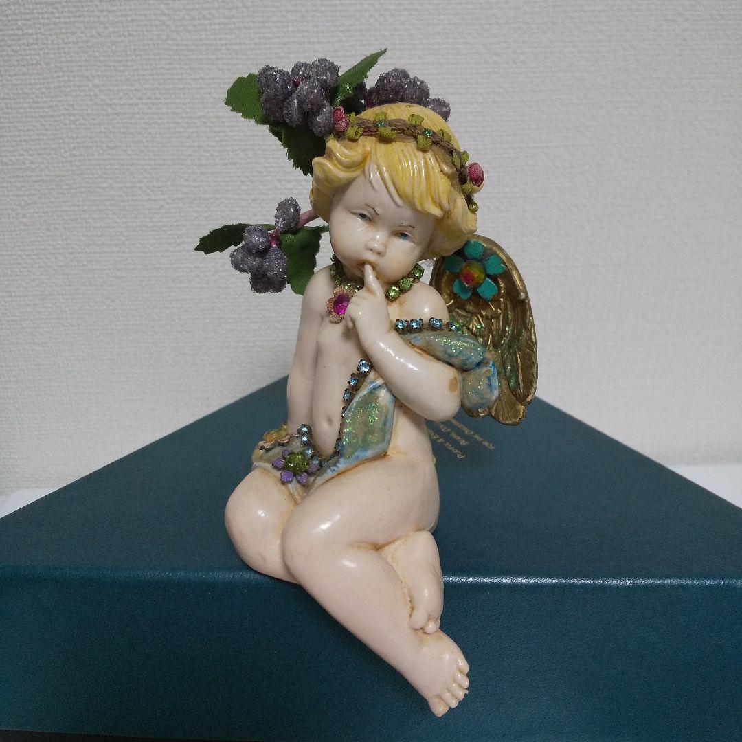 ミハエルネグリン 天使 エンジェル 置物 レア アンティーク風