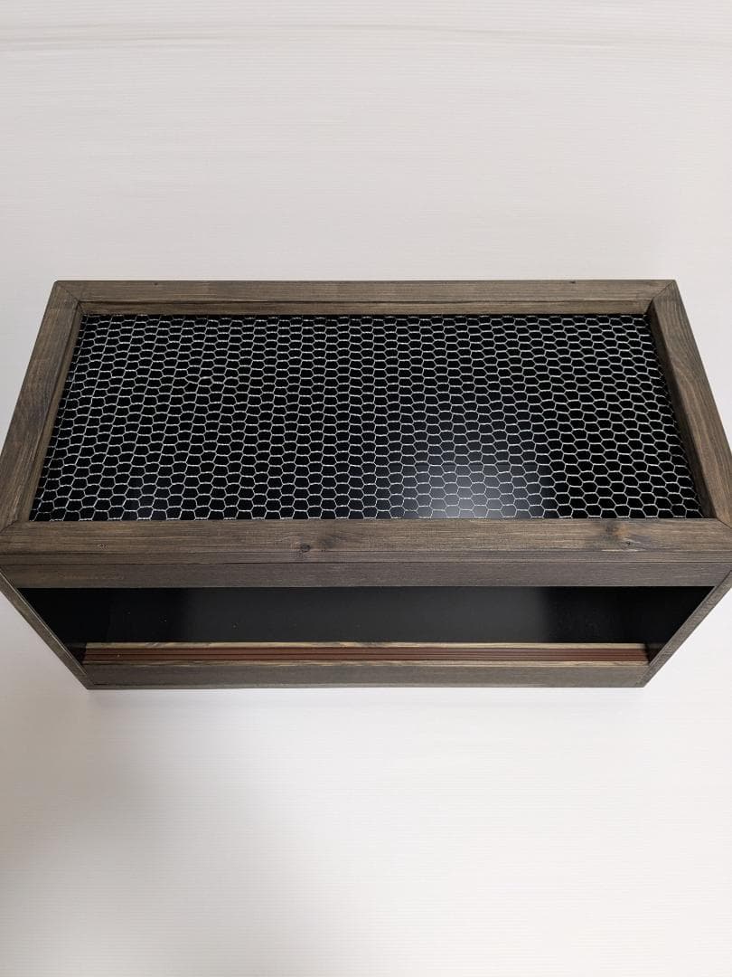 【アウトレット１点限定】内部ブラックアルミ爬虫類ケージ600×300×300mm