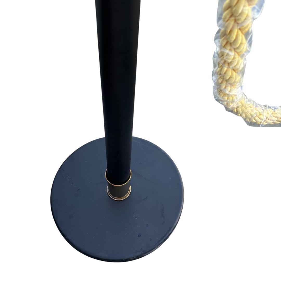 ロープパーテーション ポールベース2台・ロープ付き