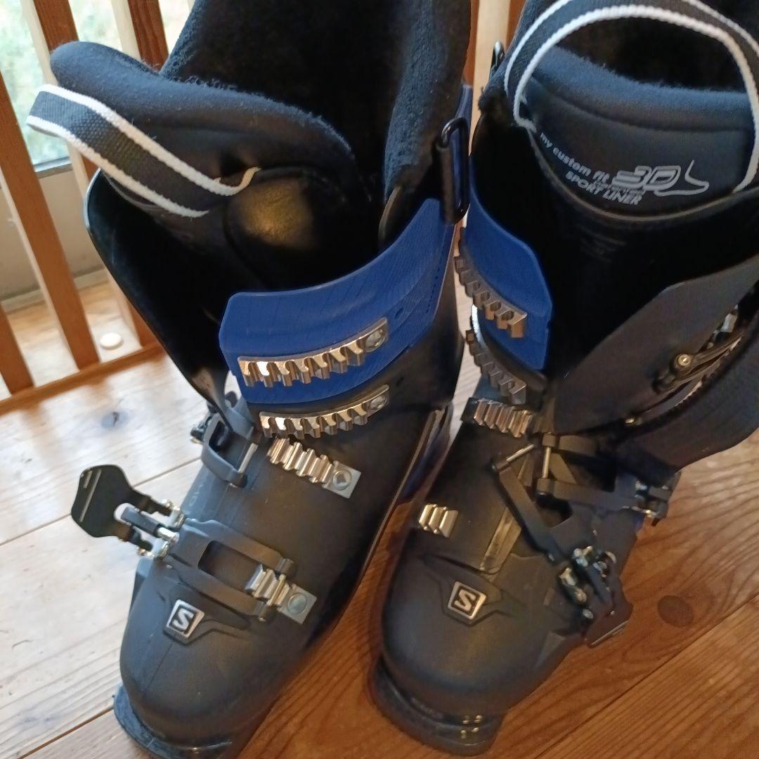 Salomon X90 スキーブーツ 黒/青25cm