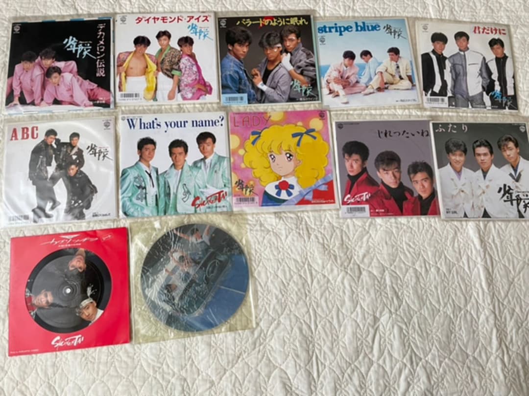 少年隊 レコード LP EP VHS ビデオ ベスト セット まとめ売り