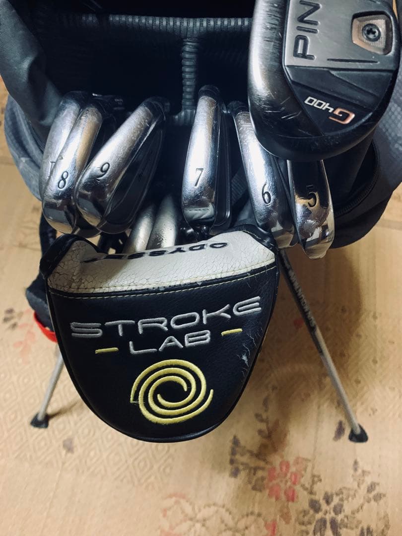 【Tombow】ゴルフクラブ13本 キャディバッグ付