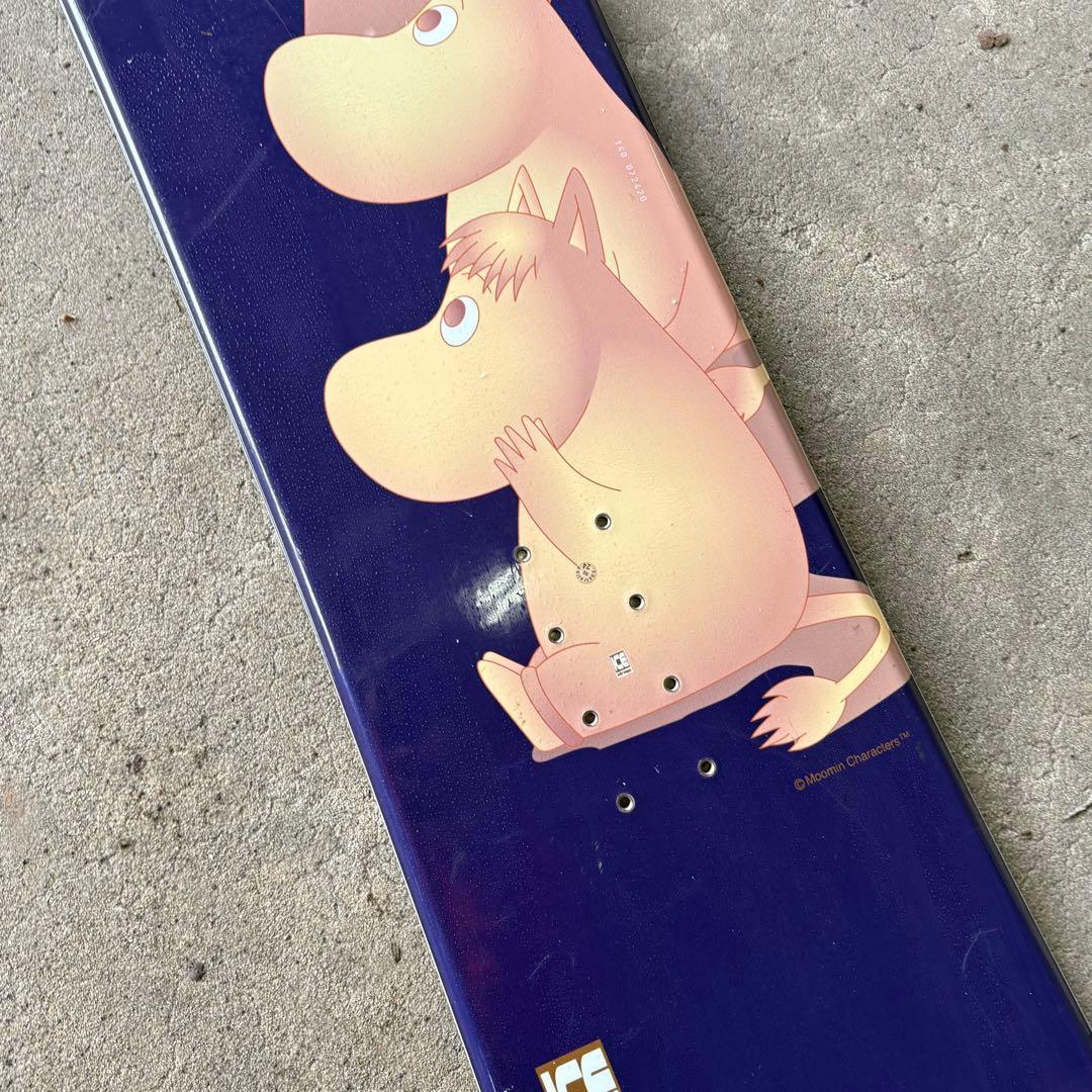 ICE DROP ムーミン スノーボード 140cm アイスドロップ板スナフキン