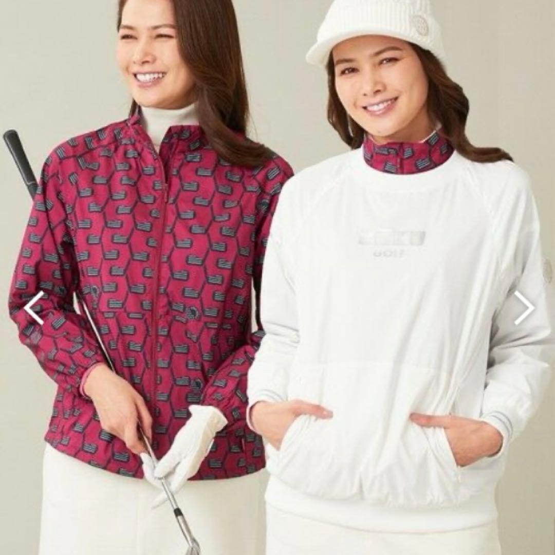 美品 23区GOLF 高機能 【撥水/防風/ストレッチ】ツイン スニードジャック