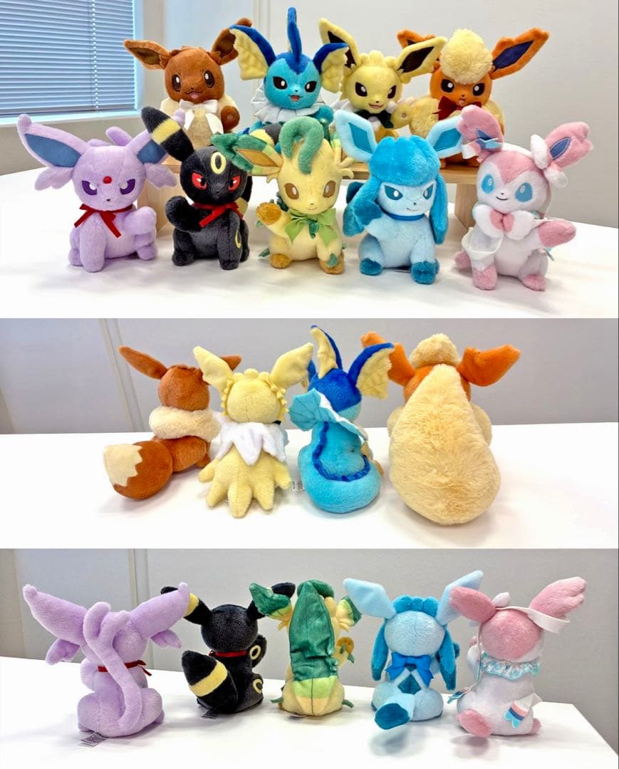 Eevee Collection イーブイ 全9種 ぬいぐるみ＋ウォールポケット