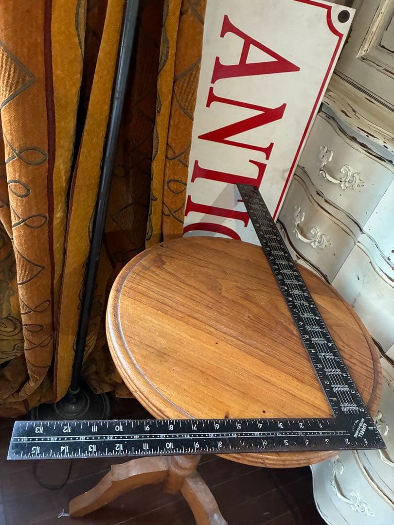 アンティーク　L字　スケール　ルーラー　定規LUDELL 建築家　大工　特大レア