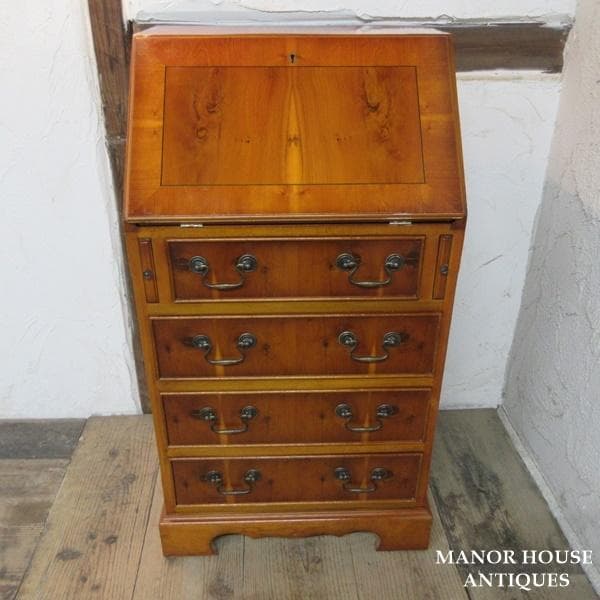 イギリス アンティーク 家具 ライティングビューロー デスク 机 6918d