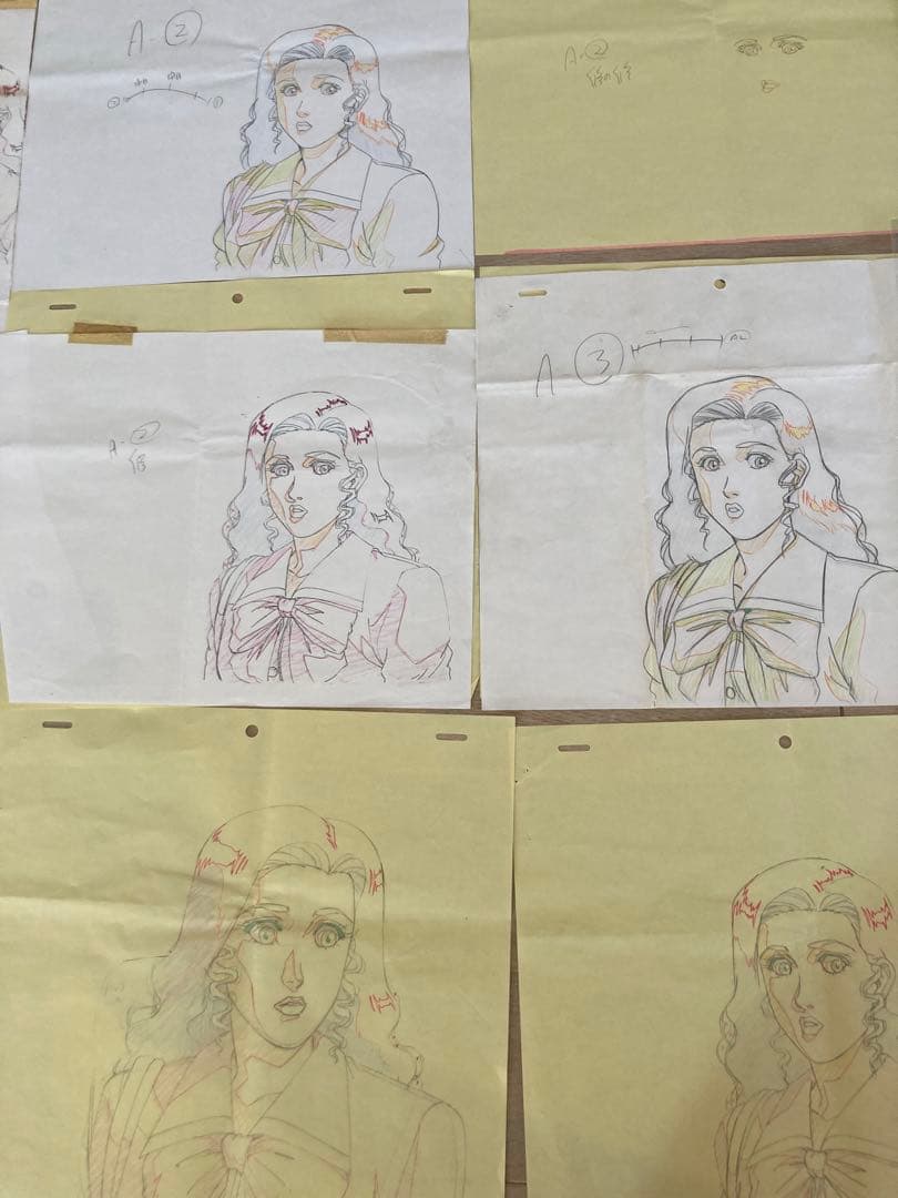 原画　SLAM DUNK 初期アニメ原画　本物　14枚　彩子