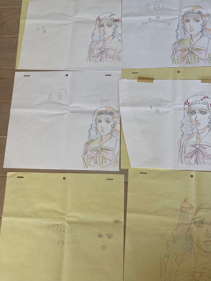 原画　SLAM DUNK 初期アニメ原画　本物　14枚　彩子