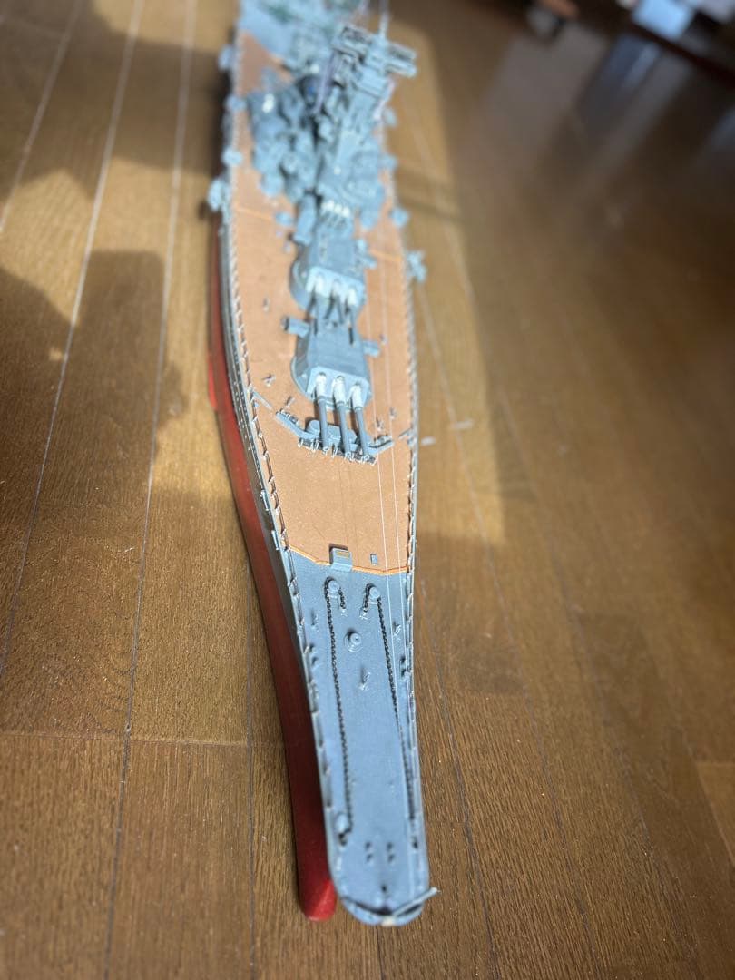 超大型戦艦大和1350mm製作完了しました。(1号作戦時)使用です。