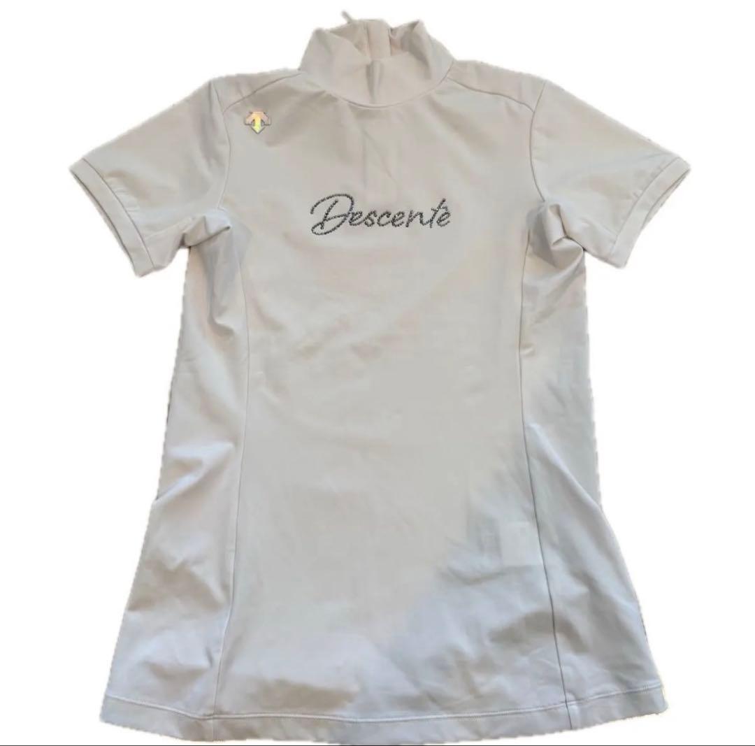 Descenteデサントゴルフ リュクス 襟付きゴルフシャツ ホワイト