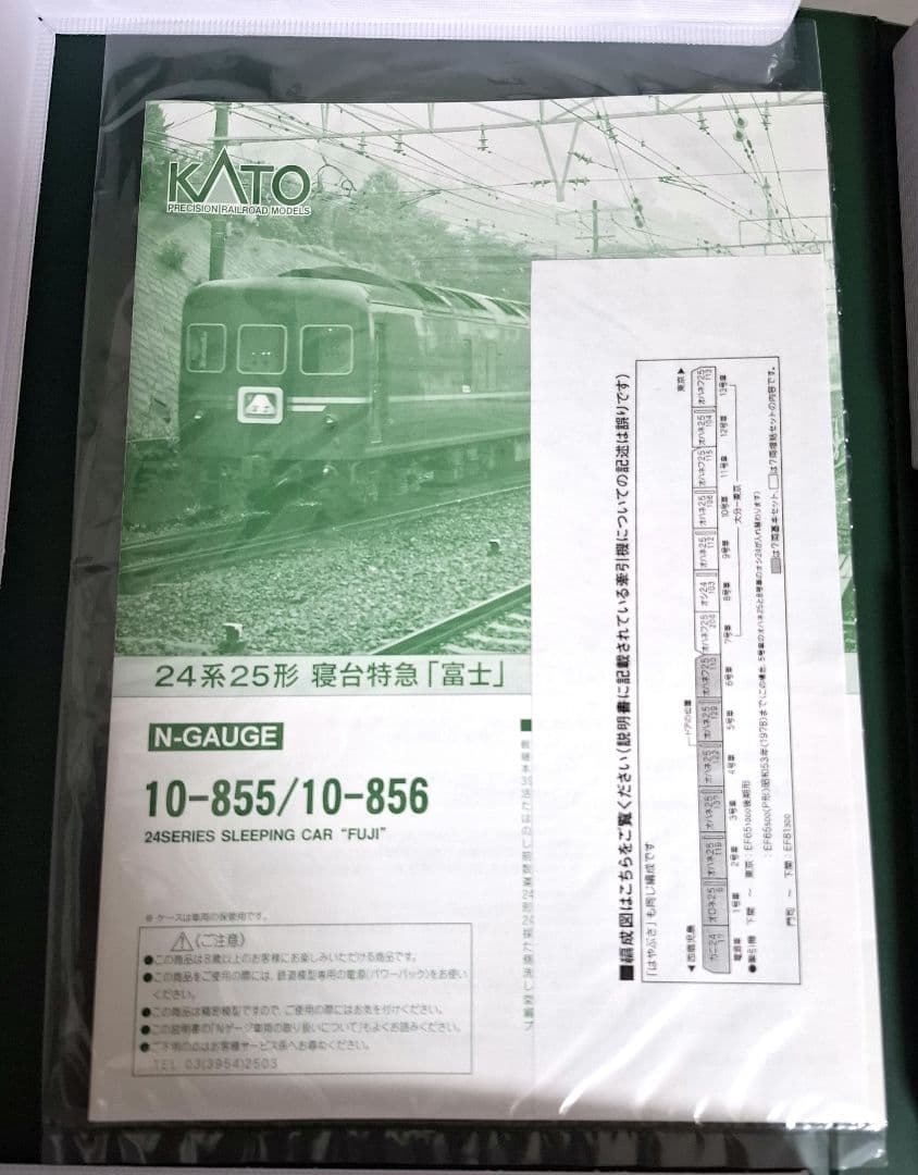KATO 10-855 10-85624系寝台特急 富士 基本 増結セット