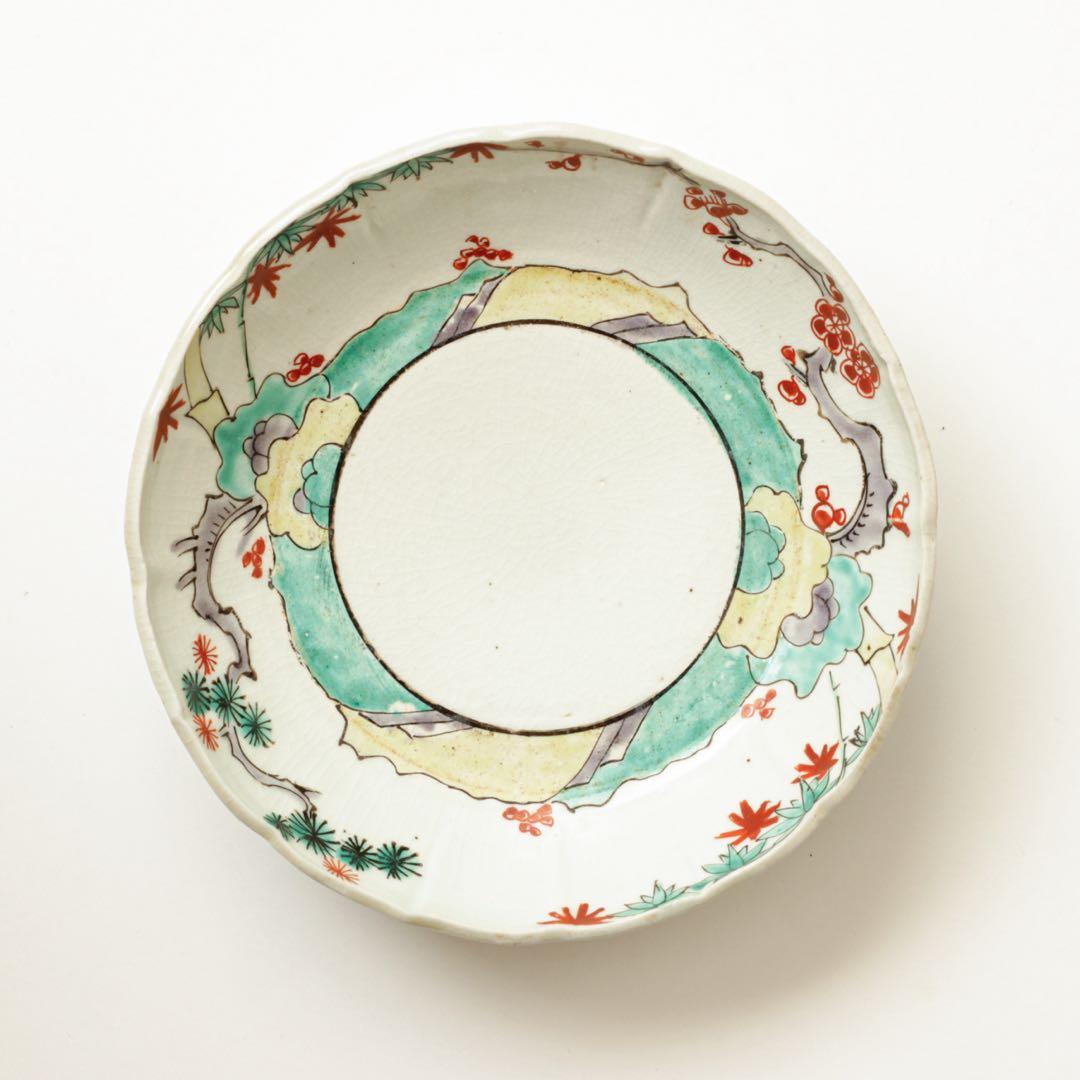 伊万里　古伊万里　江戸　後期　色絵　深皿　膾　皿