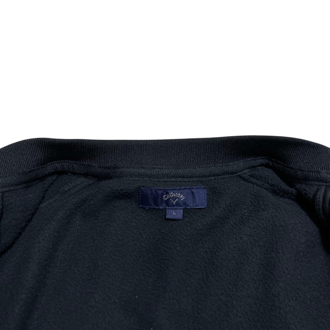 良品✨キャロウェイゴルフ　中綿　フリース　フルジップジャケット　L ブラック