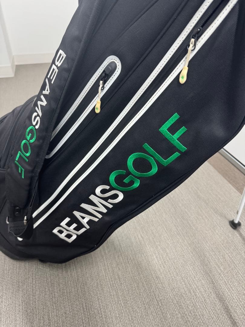 BEAMS GOLF スタンド付きゴルフバッグ 黒