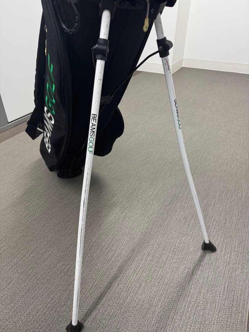 BEAMS GOLF スタンド付きゴルフバッグ 黒