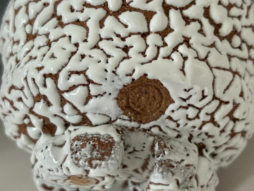 ◆ 十一代休雪 鬼萩茶碗「彩雲」 | 表千家十四代 而妙斎 花押 ◆b245